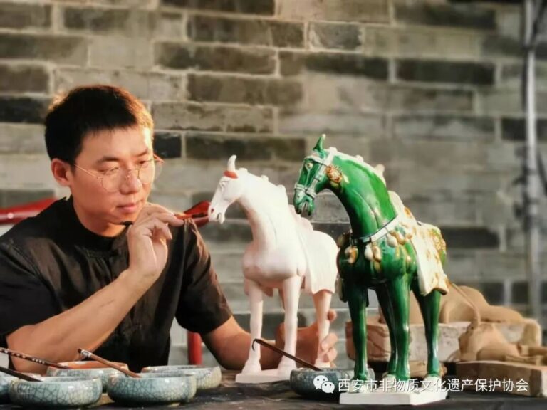 Tang Sancai firing technique